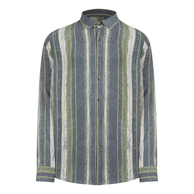 پیراهن آستین بلند مردانه والیانت استایل رنگ طوسی سبز