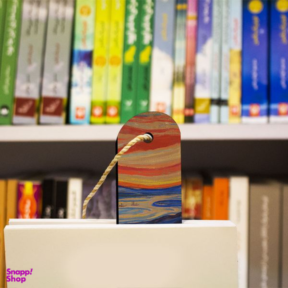 نشانگر کتاب ترمه طراحان ایده مدل جیغ از ادوارد مونک کد art0106