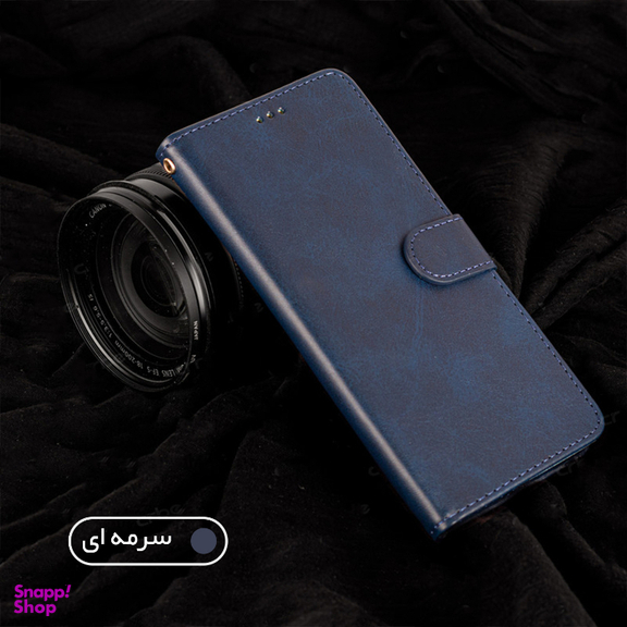 کیف کلاسوری گوشی موبایل زوبینا مدل LUX مناسب برای سامسونگ Galaxy A54 به همراه آویز