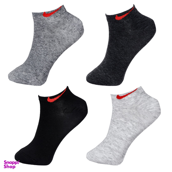 جوراب زنانه طرح نایک کد 630 بسته 4 عددی