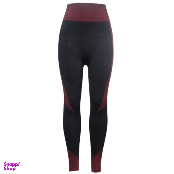 لگینگ زنانه کد B210 رنگ مشکی قرمز