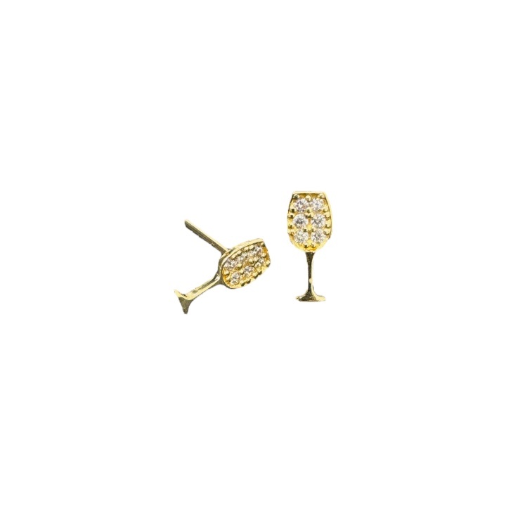 گوشواره طلا 18 عیار زنانه گالری سپینود مدل ESG8