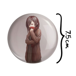 آینه جیبی خندالو طرح میکاسا اکرمن انیمه اتک آن تایتان Attack on Titan مدل تاشو کد 18515