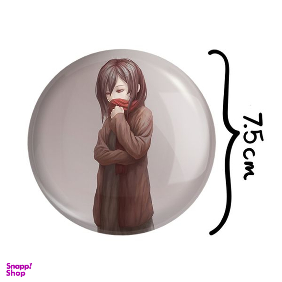 آینه جیبی خندالو طرح میکاسا اکرمن انیمه اتک آن تایتان Attack on Titan مدل تاشو کد 18515