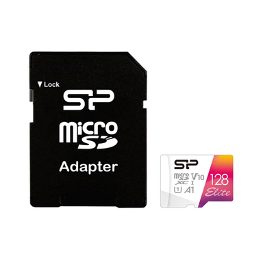 کارت حافظه microSDXC سیلیکون پاور مدل Colorful Elite کلاس 10 استاندارد UHC-I U1 سرعت 100MBps ظرفیت 128 گیگابایت به همراه آداپتور SD