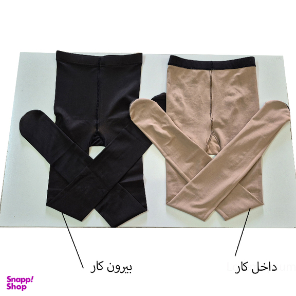 جوراب شلواری زنانه مدل سه بعدی چهارفصل بدون کرک