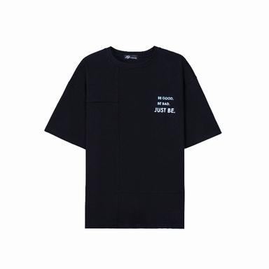 تیشرت زیگ مدل Just be رنگ مشکی