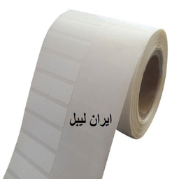 برچسب پرینتر لیبل زن ایران لیبل مدل دم شیشه ای رول 1000 عدد