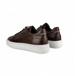 کفش راحتی زنانه چرم کاکتوس کد ws1058 رنگ قهوه ای