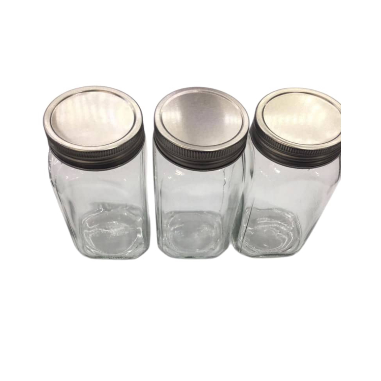 بانکه حبوبات و ادویه مدل کتیبه کد 03 مجموعه ۳ عددی