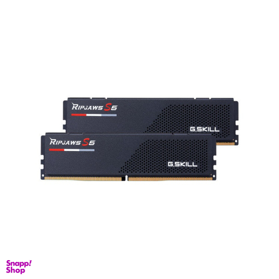 رم کامپیوتر جی اسکیل مدل Ripjaws S5 دو کاناله فرکانس 5200 مگاهرتز DDR5 CL40 ظرفیت 16 گیگابایت بسته 2 عددی