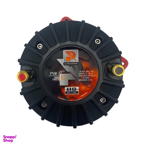 هورن خودرو آلفاسونیک مدل PSW-77 رنگ قرمز