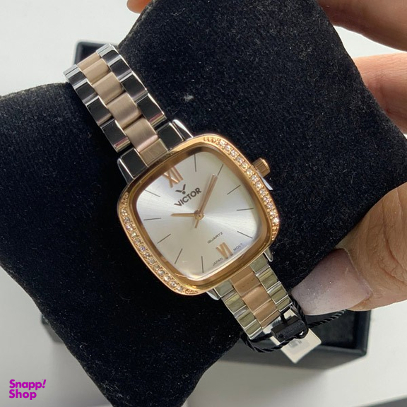 ساعت مچی عقربه ای زنانه ویکتور کد 5688 Brsss