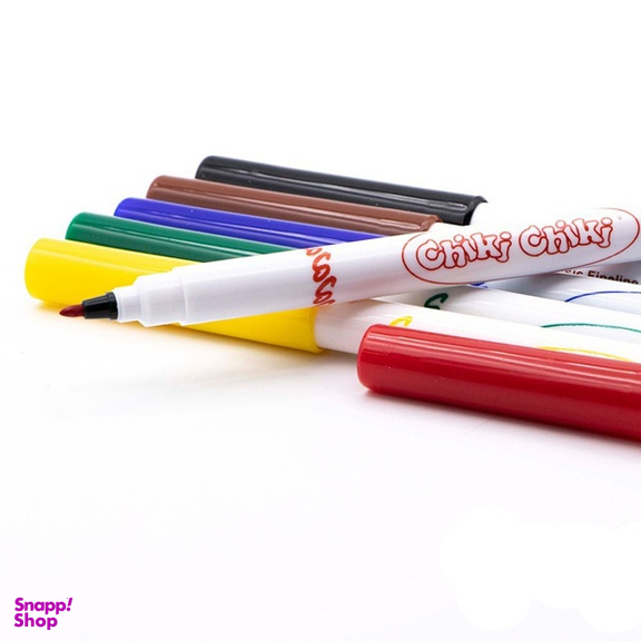 ماژیک رنگ آمیزی 6 رنگ چیکی چیکی کد 6C