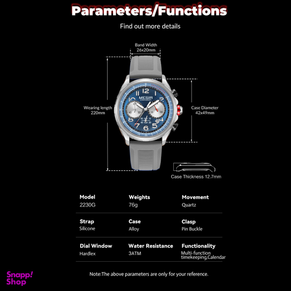 ساعت مچی مردانه مگیر مدل 2230