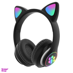 هدفون بلوتوثی طرح گربه مدل RGB MZ-023