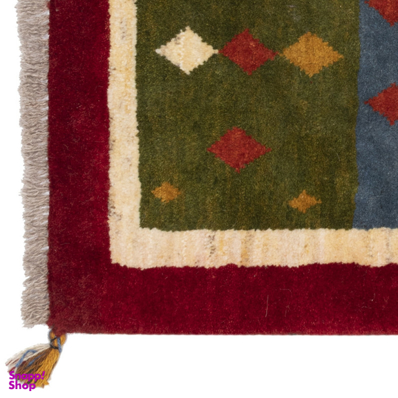 گبه دستباف سی پرشیا کد 122408 سایز 90x59 سانتی متر