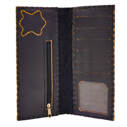 کیف پول چرم طبیعی کد 080