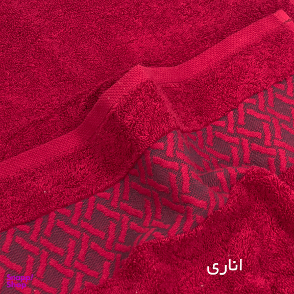 حوله دست و صورت هیرو مدل عروس و داماد سایز 40×80 سانتی متر