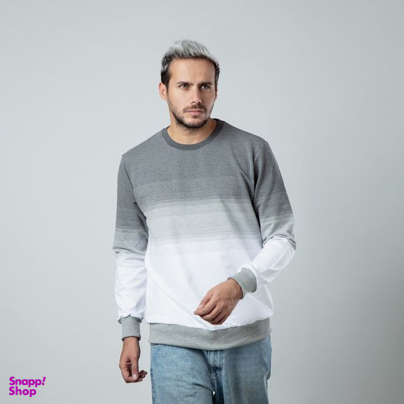 سویشرت مردانه باینت مدل 668-3 رنگ طوسی