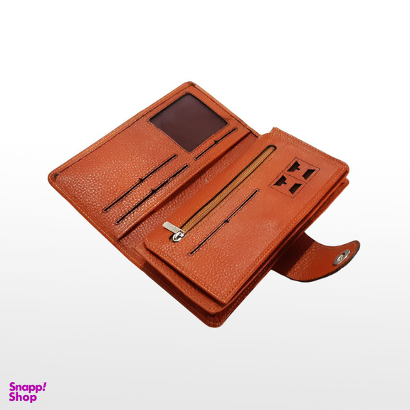 کیف پول چرم سهند چرم مدل کاملیا