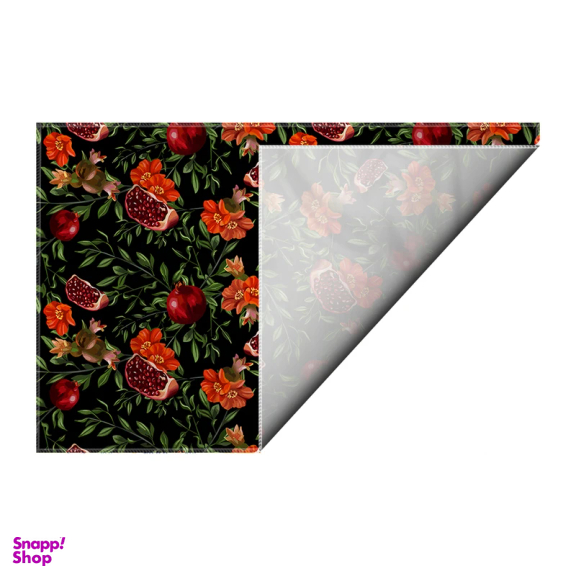 کاغذ کادو ترمه طراحان ایده مدل گل انار و انار یلدا کد CFP2100