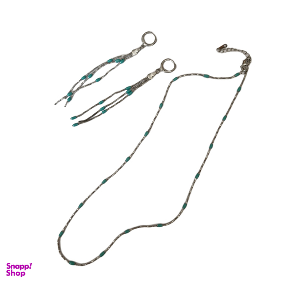 ست و نیم ست زیور زنانه فیروزه کوب کد 44