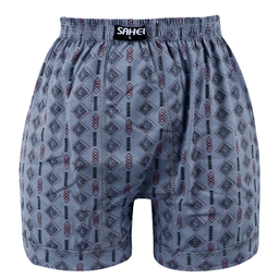 شورت مردانه ساحل مدل پادار چاپی کد 266 بسته 6 عددی