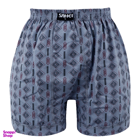 شورت مردانه ساحل مدل پادار چاپی کد 266 بسته 6 عددی