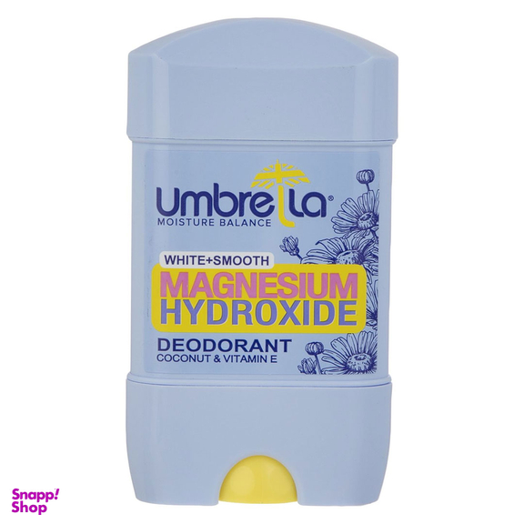 استیک ضد تعریق زنانه آمبرلا مدل White+Smooth حجم 75 میلی‌ لیتر