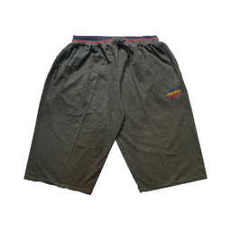 شلوارک راحتی مردانه مدل رنگین رنگ زغالی