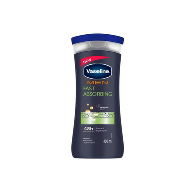 لوسیون بدن وازلین مدل Men Fast Absorbing حجم 400 میلی لیتر