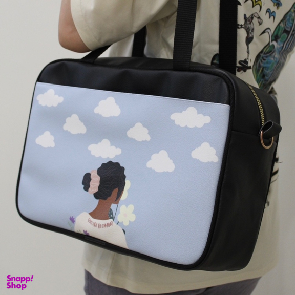 ست ساک ورزشی و کیف آرایشی مدل دختر ابری مجموعه 4 عددی