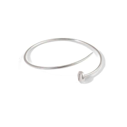 بنگل نقره زنانه مدل 036