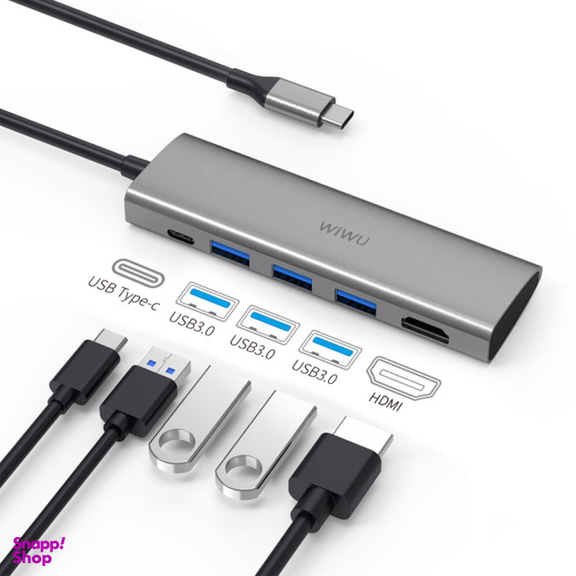 هاب 5 پورت Type-C ویوو مدل Alpha 531H