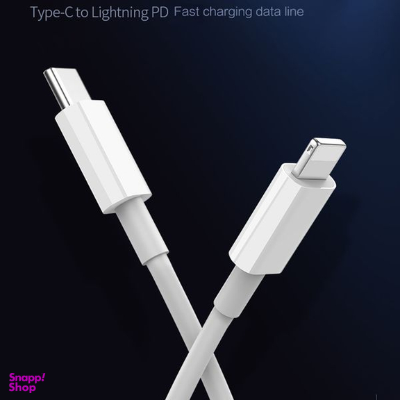 کابل تبدیل USB-C به لایتنینگ پاواریال مدل PA-X12 طول 1 متر