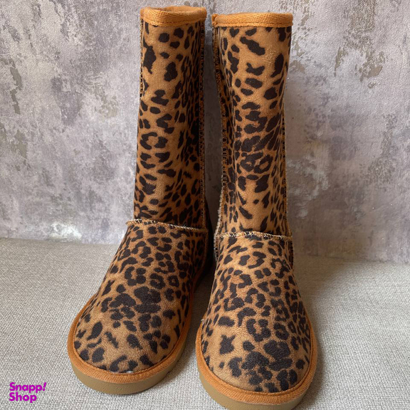 بوت زنانه مدل پلنگی