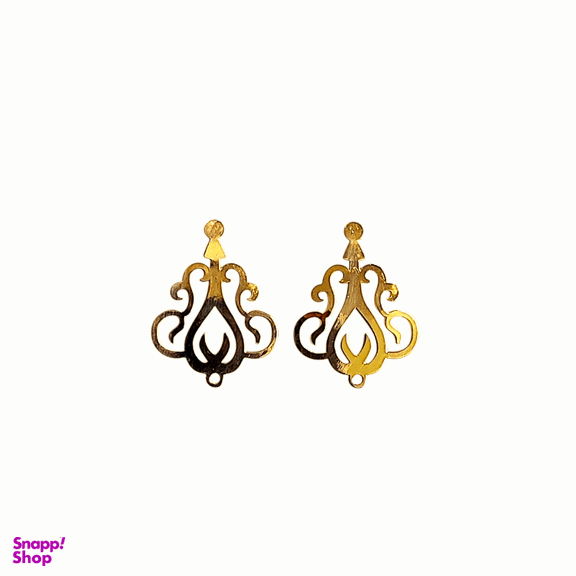 گوشواره طلا 18 عیار زنانه امیران برزین آریا کد 1085