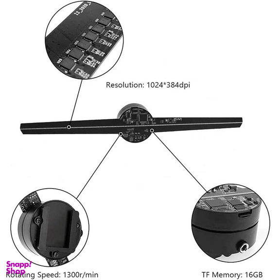 دستگاه LED هولوگرافی مدل HD-F42 WiFi