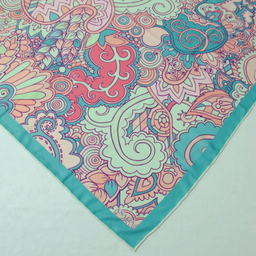 روسری زنانه آنالیا مدل ابریشم مزونی کد a-5077