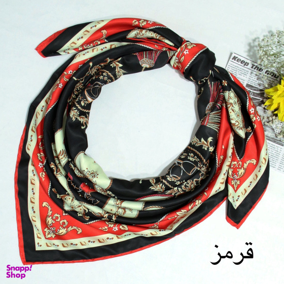 روسری زنانه آنالیا مدل ابریشم توییل بهاره کد 9802
