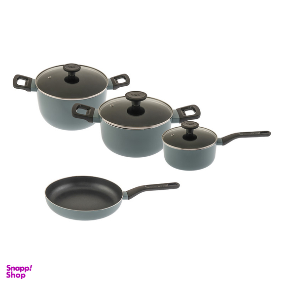 سرویس قابلمه و تابه استیل 7 پارچه برگهف مدل Slate کد 0407