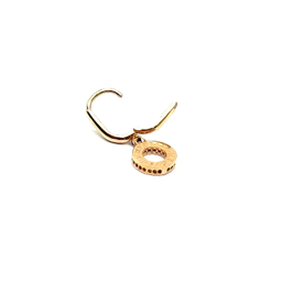 گوشواره طلا 18 عیار زنانه مدل بولگاری کلیپسی کد 133004