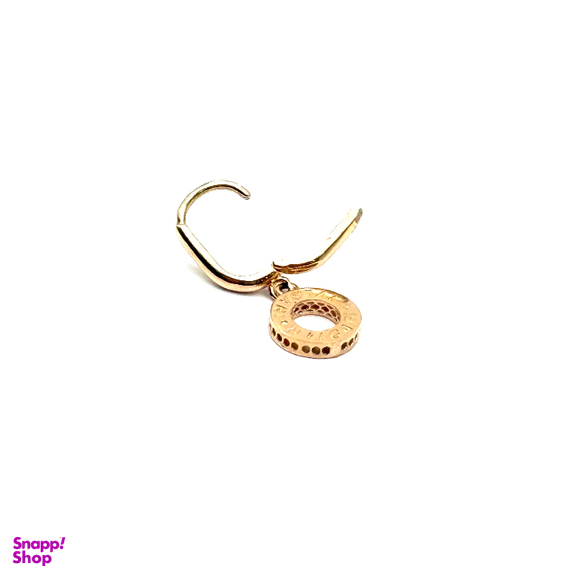 گوشواره طلا 18 عیار زنانه مدل بولگاری کلیپسی کد 133004