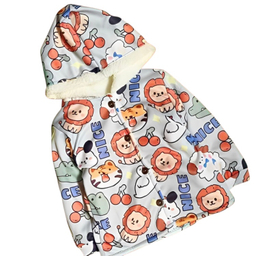 کاپشن نوزاد کد 132 رنگ آبی روشن