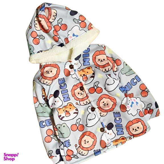 کاپشن نوزاد کد 132 رنگ آبی روشن