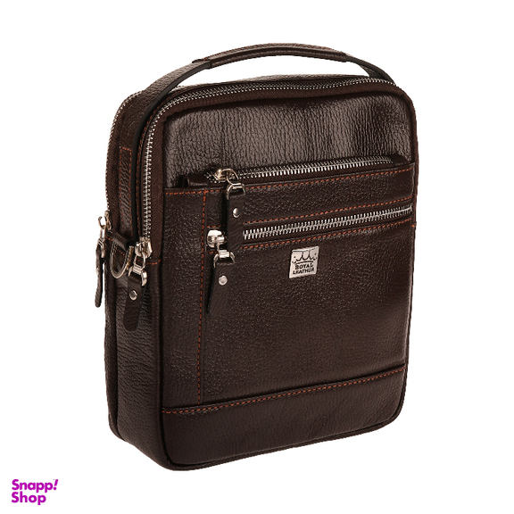 کیف دوشی مردانه رویال چرم کد W70
