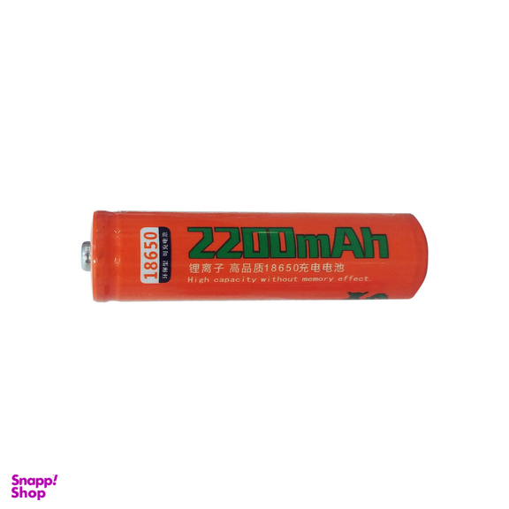 باتری لیتیوم یون قابل شارژ اسمال سان کد 18650 ظرفیت 2200 میلی آمپر ساعت بسته 2 عددی