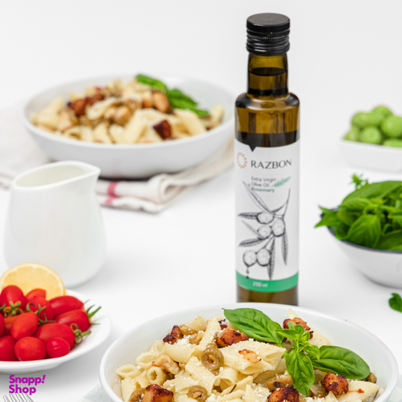 روغن زیتون فرابکر حاوی عصاره طبیعی رزماری رزبن حجم 250 میلی لیتر