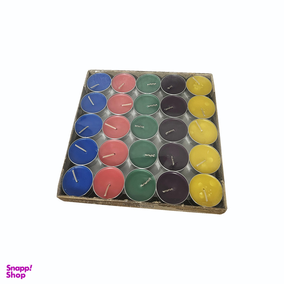 شمع وارمر پنت مکس مدل رنگی Colorfull مجموعه 50 عددی